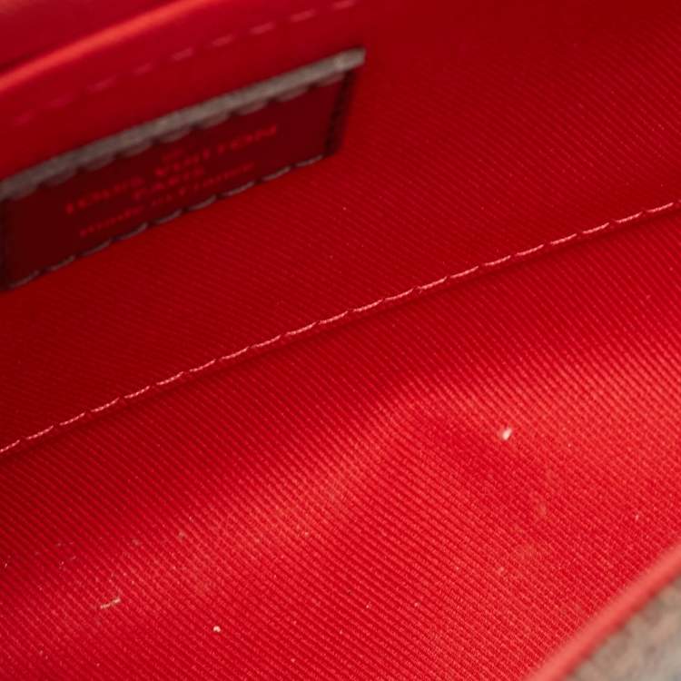 Pre Owned Louis Vuitton Damier Ebene Canvas Croisette Bag