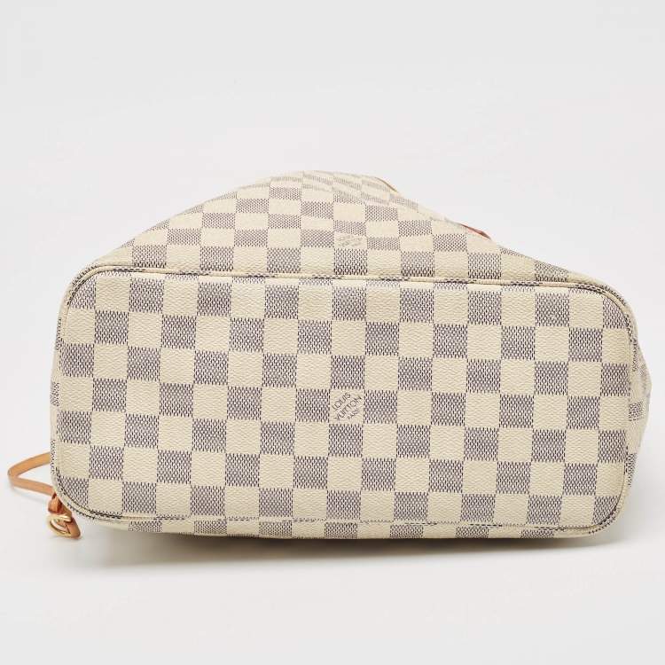 Pre Owned Louis Vuitton Damier Azur Canvas Neverfull PM Bag