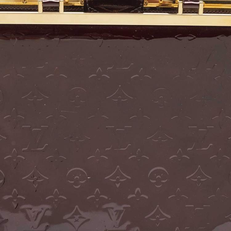 مملوكة مسبقًا Louis Vuitton Amarante Monogram Vernis Deesse GM Bag