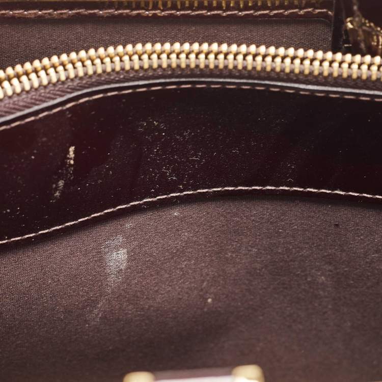 مملوكة مسبقًا Louis Vuitton Amarante Monogram Vernis Deesse GM Bag