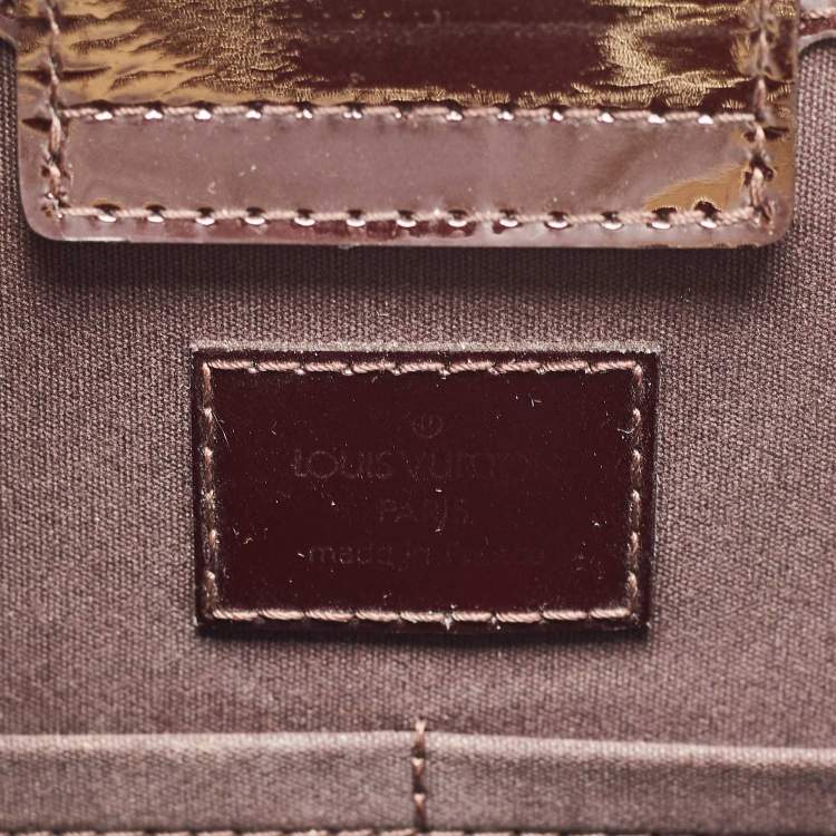 مملوكة مسبقًا Louis Vuitton Amarante Monogram Vernis Deesse GM Bag