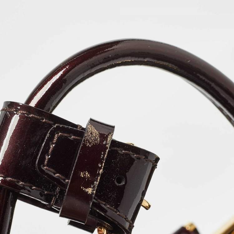 مملوكة مسبقًا Louis Vuitton Amarante Monogram Vernis Deesse GM Bag