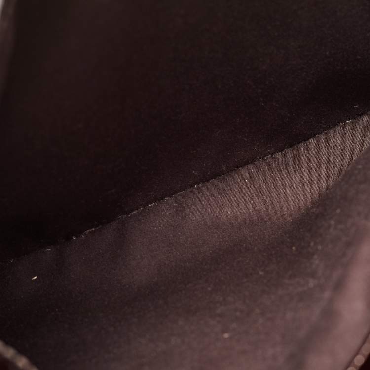 Pre Owned Louis Vuitton Amarante Monogram Vernis Melrose Avenue Bag
