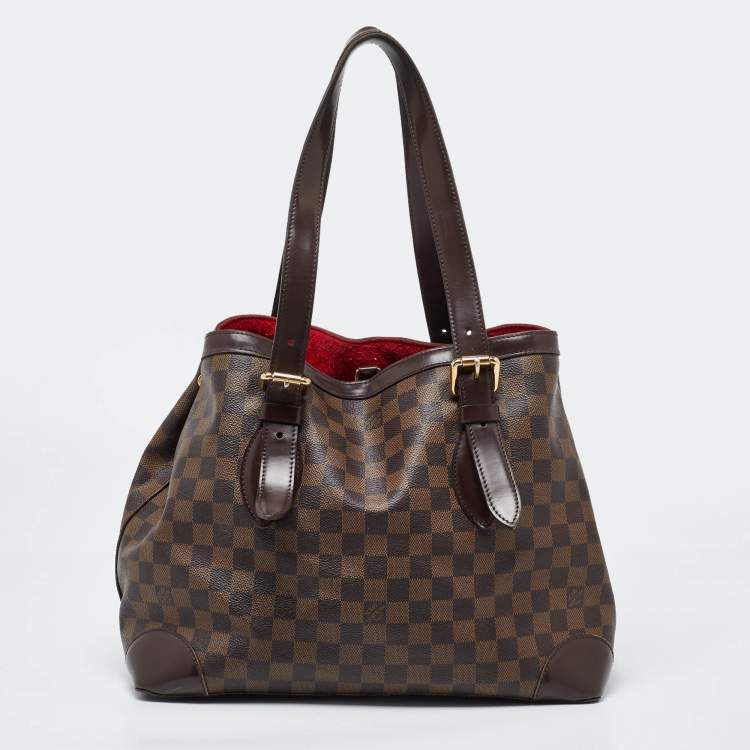 Pre Owned Louis Vuitton Damier Ebene Canvas Hampstead MM Bag