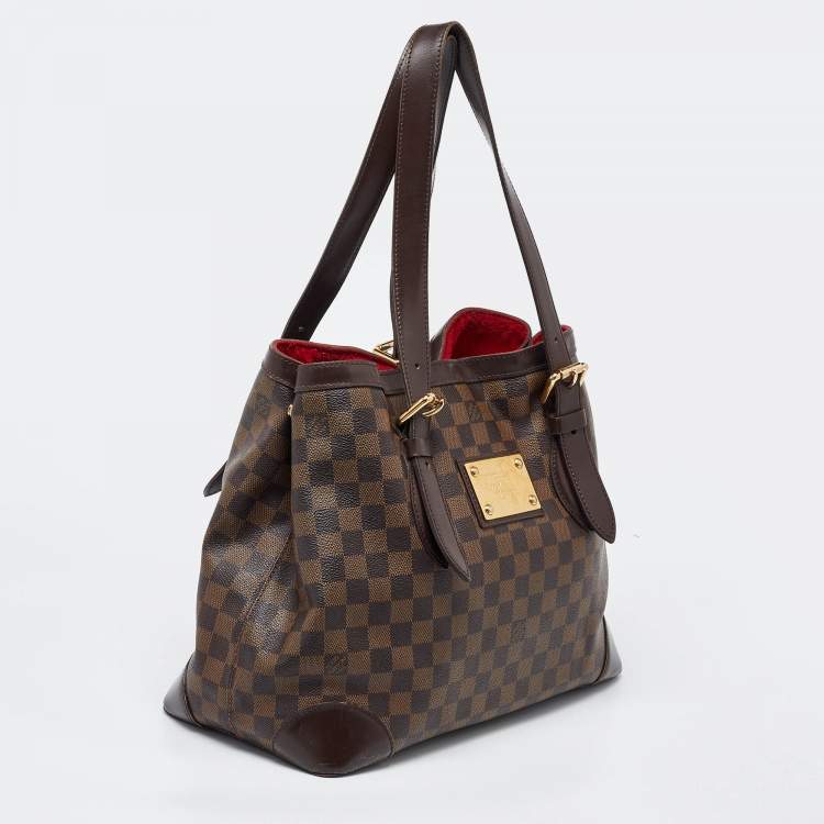 Pre Owned Louis Vuitton Damier Ebene Canvas Hampstead MM Bag