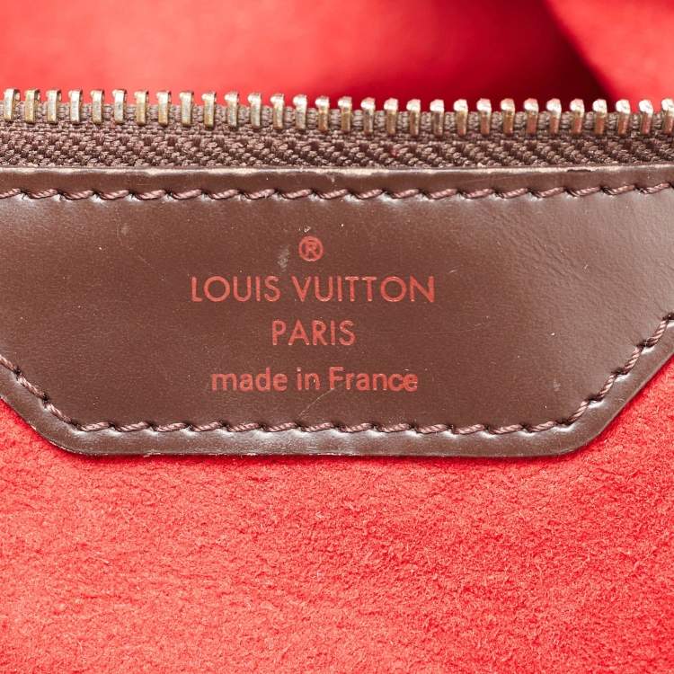 Pre Owned Louis Vuitton Damier Ebene Canvas Hampstead MM Bag