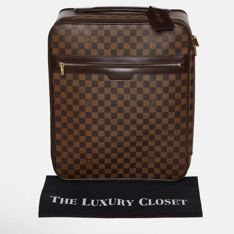 مملوكة مسبقًا Louis Vuitton Damier Ebene Canvas Pegase 45 Luggage
