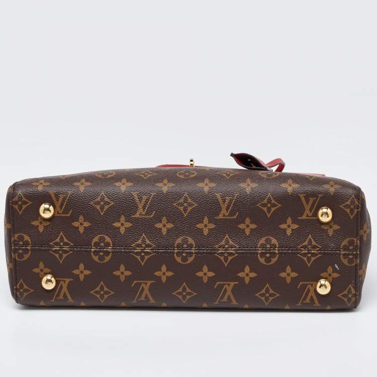 Pre Owned Louis Vuitton Cherry Monogram Canvas Venus Bag
