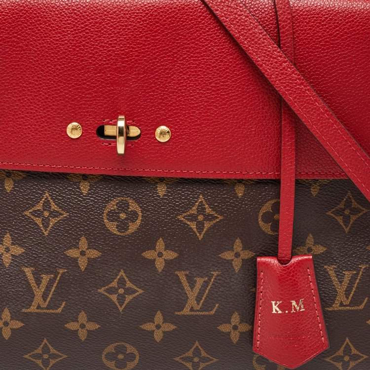 Pre Owned Louis Vuitton Cherry Monogram Canvas Venus Bag