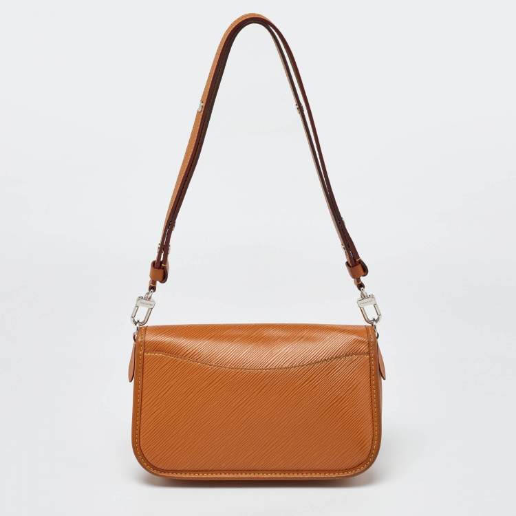 Pre Owned Louis Vuitton Honey Gold Epi Leather Buci Bag
