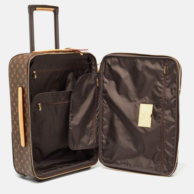 Pre Owned Louis Vuitton Monogram Canvas Business Pegase 55 Luggage