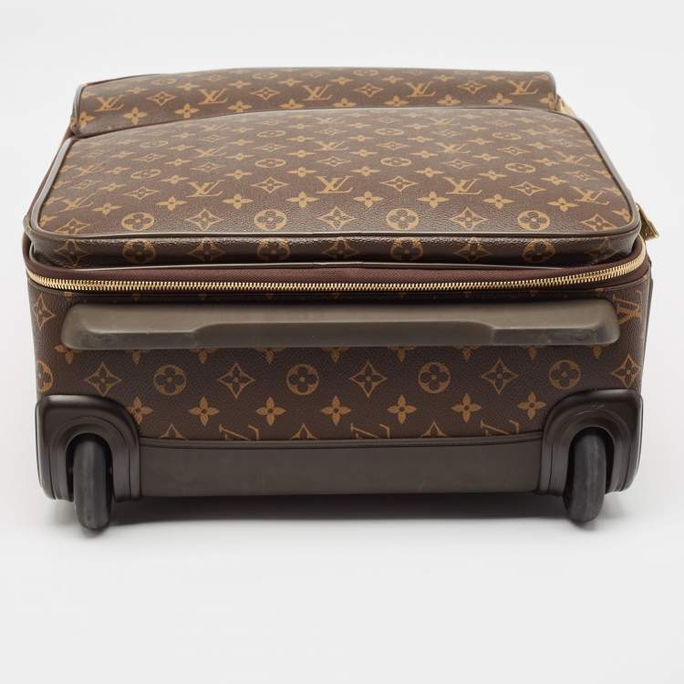 Pre Owned Louis Vuitton Monogram Canvas Business Pegase 55 Luggage