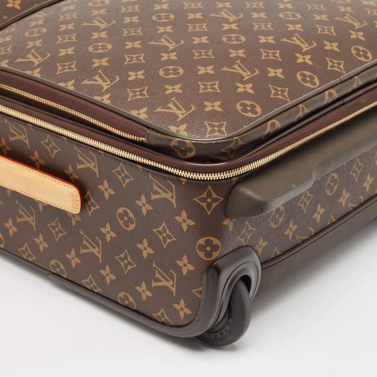 Pre Owned Louis Vuitton Monogram Canvas Business Pegase 55 Luggage