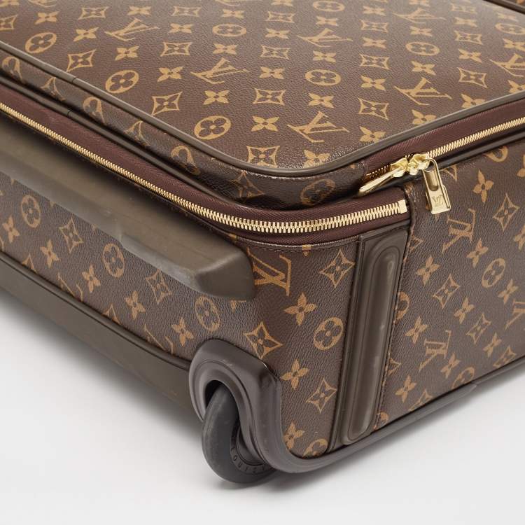 Pre Owned Louis Vuitton Monogram Canvas Business Pegase 55 Luggage