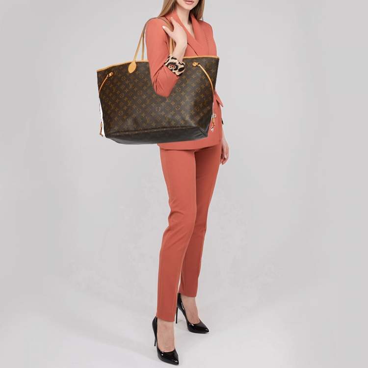 Pre Owned Louis Vuitton Monogram Canvas Neverfull GM Bag