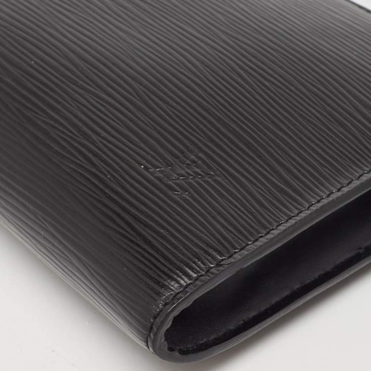 Pre Owned Louis Vuitton Black Epi Leather Pochette Accessories