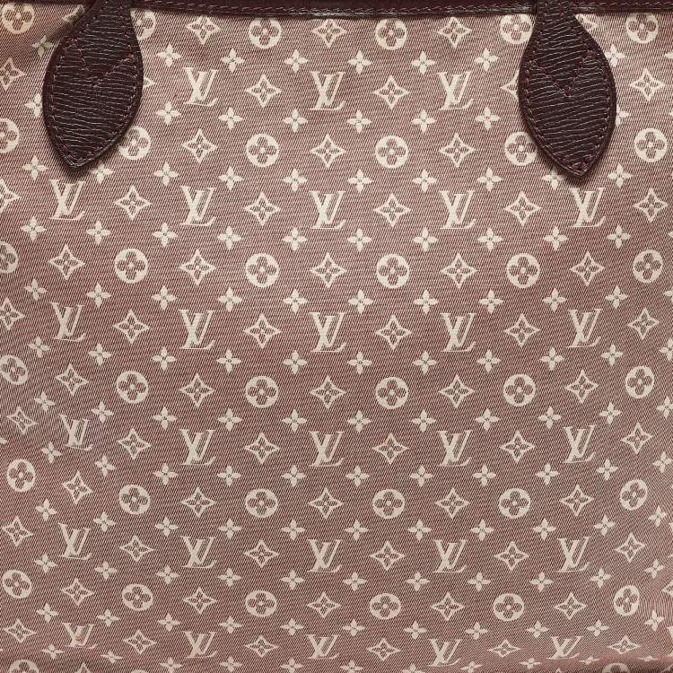 Pre Owned Louis Vuitton Sepia Monogram Idylle Neverfull MM Bag