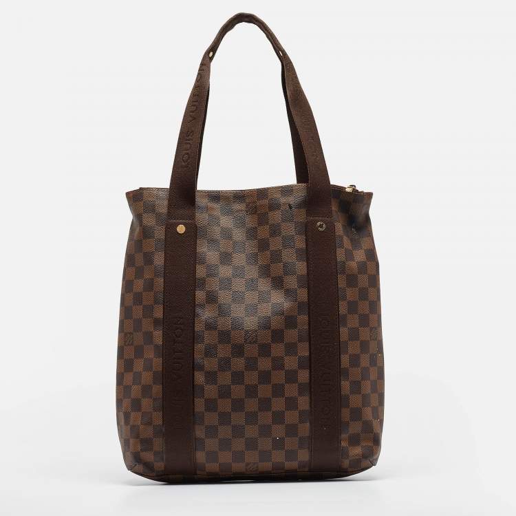 Pre Owned Louis Vuitton Damier Ebene Canvas Beaubourg Tote