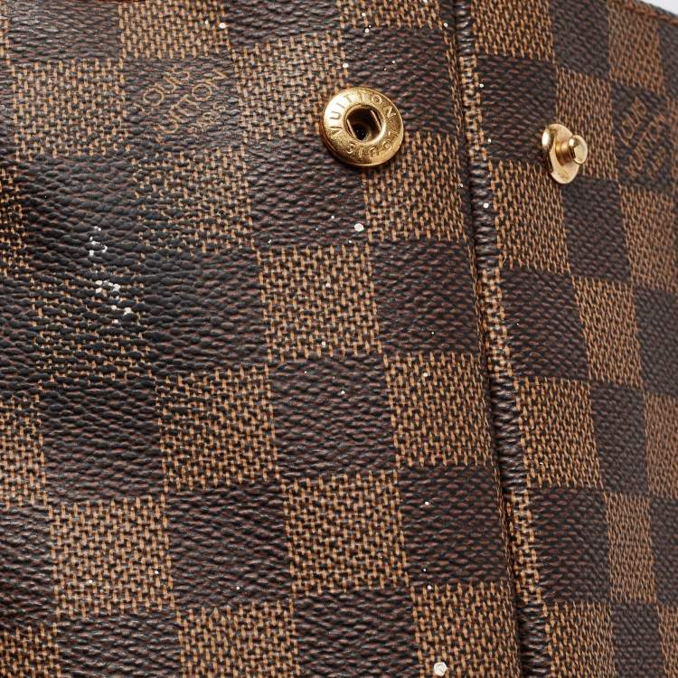 Pre Owned Louis Vuitton Damier Ebene Canvas Beaubourg Tote