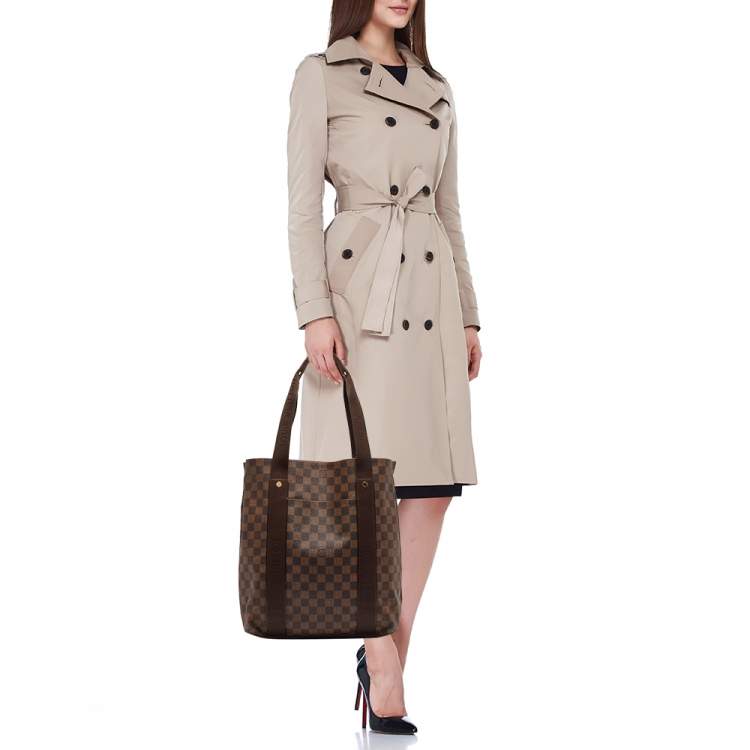 Pre Owned Louis Vuitton Damier Ebene Canvas Beaubourg Tote
