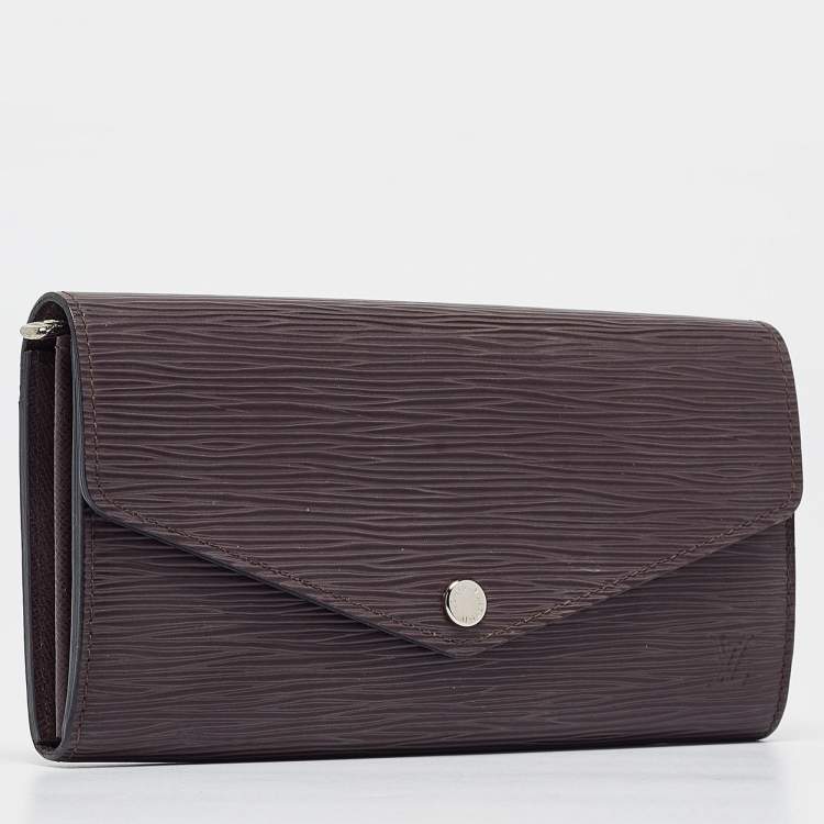Pre Owned Louis Vuitton Quetsche Epi Leather Sarah Wallet