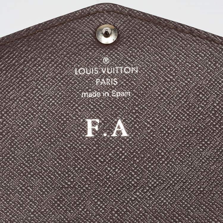 Pre Owned Louis Vuitton Quetsche Epi Leather Sarah Wallet