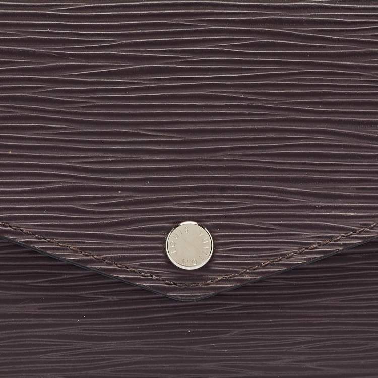 Pre Owned Louis Vuitton Quetsche Epi Leather Sarah Wallet
