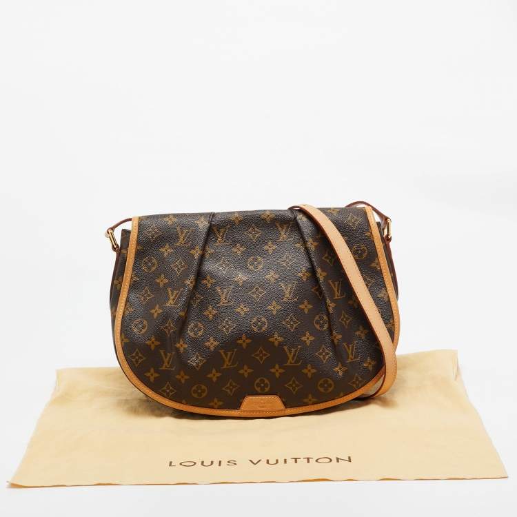 Pre Owned Louis Vuitton Monogram Canvas Menilmontant MM Bag