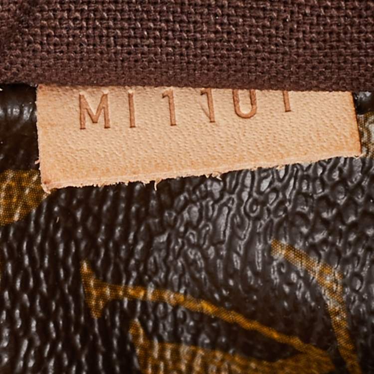 Pre Owned Louis Vuitton Monogram Canvas Menilmontant MM Bag