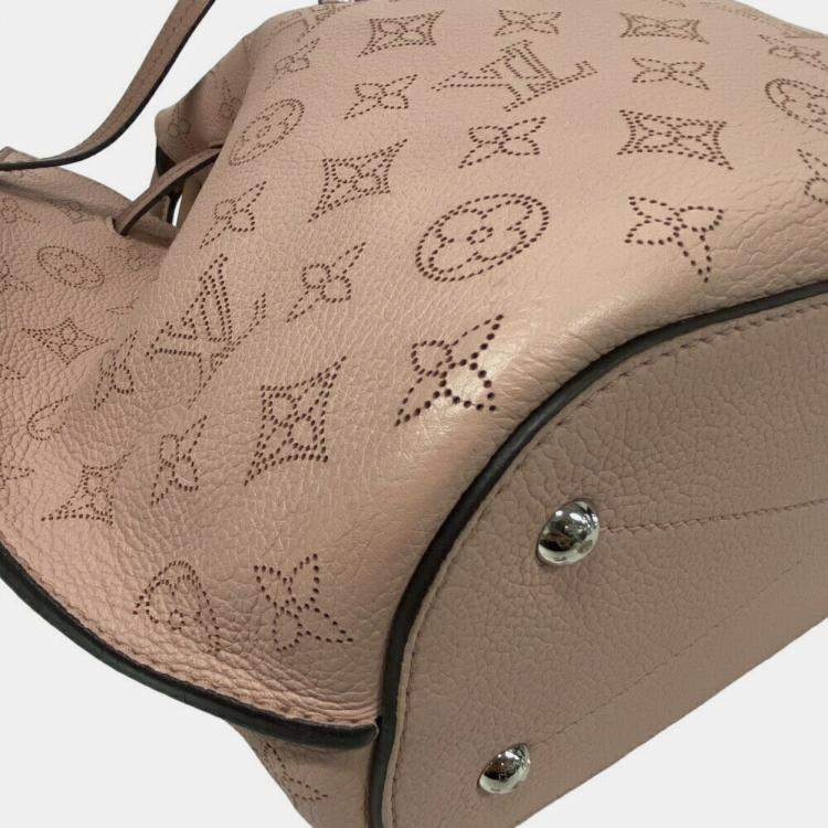 Pre Owned Louis Vuitton Pink Monogram Mahina Girolata Shoulder Bag