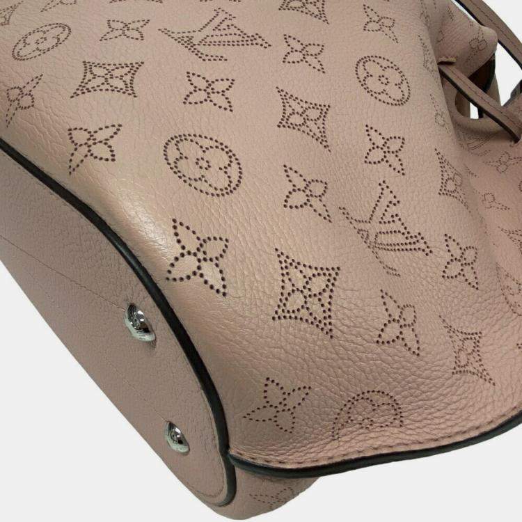 Pre Owned Louis Vuitton Pink Monogram Mahina Girolata Shoulder Bag