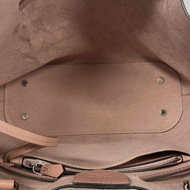 Pre Owned Louis Vuitton Pink Monogram Mahina Girolata Shoulder Bag