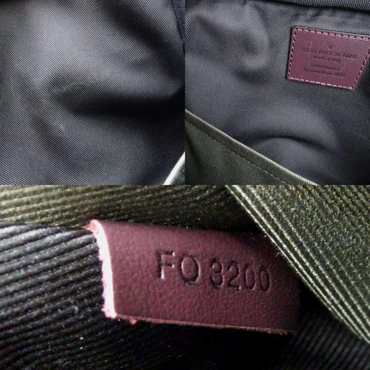 Pre Owned Louis Vuitton Black Canvas and Leather Monogram Eclipse Patchwork Messenger Bag