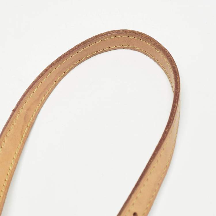 Pre Owned Louis Vuitton Beige Poudre Monogram Vernis Brea MM Bag