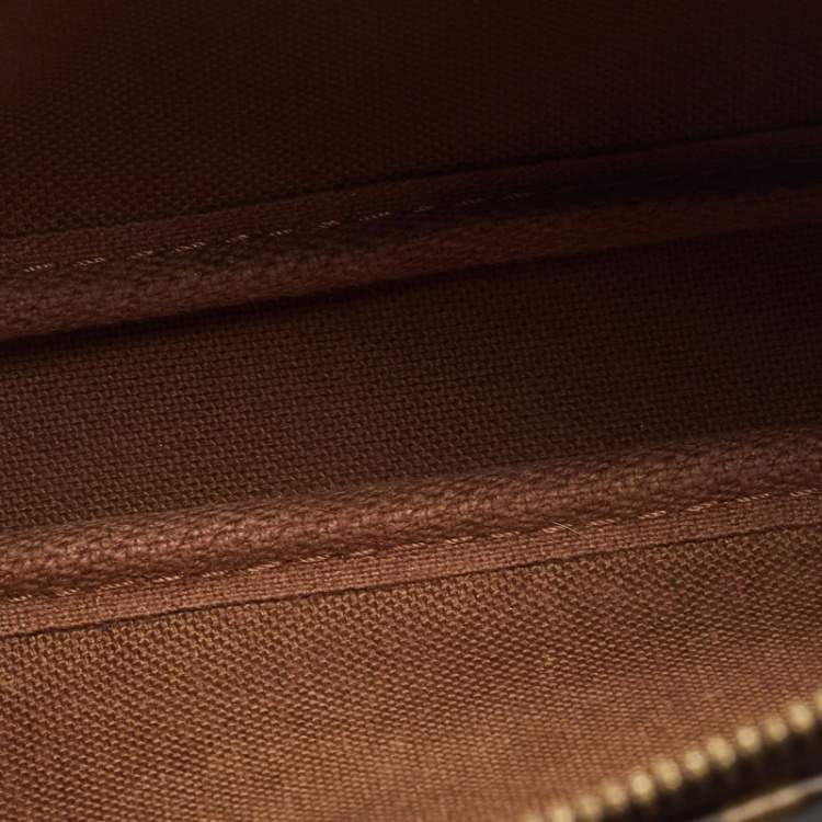 Pre Owned Louis Vuitton Khaki Monogram Canvas Multi Pochette Accessories Bag