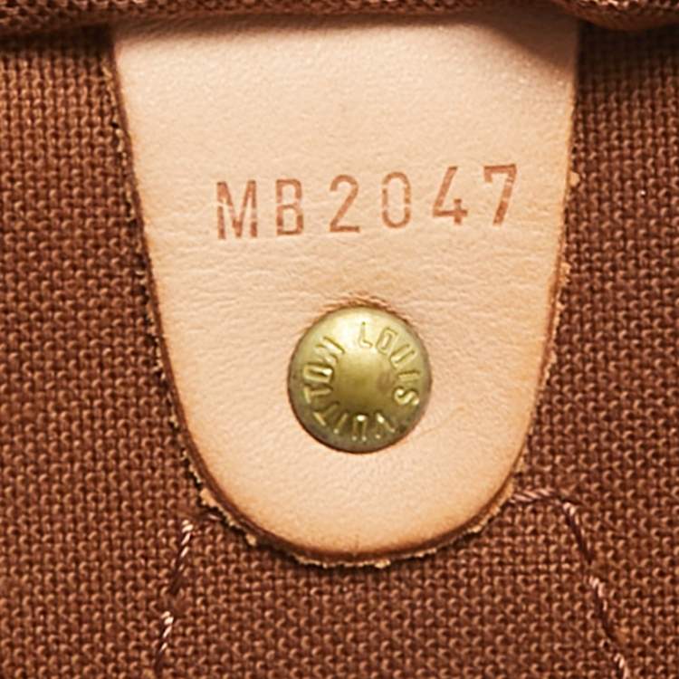 Pre Owned Louis Vuitton Monogram Canvas Speedy 30 Bag