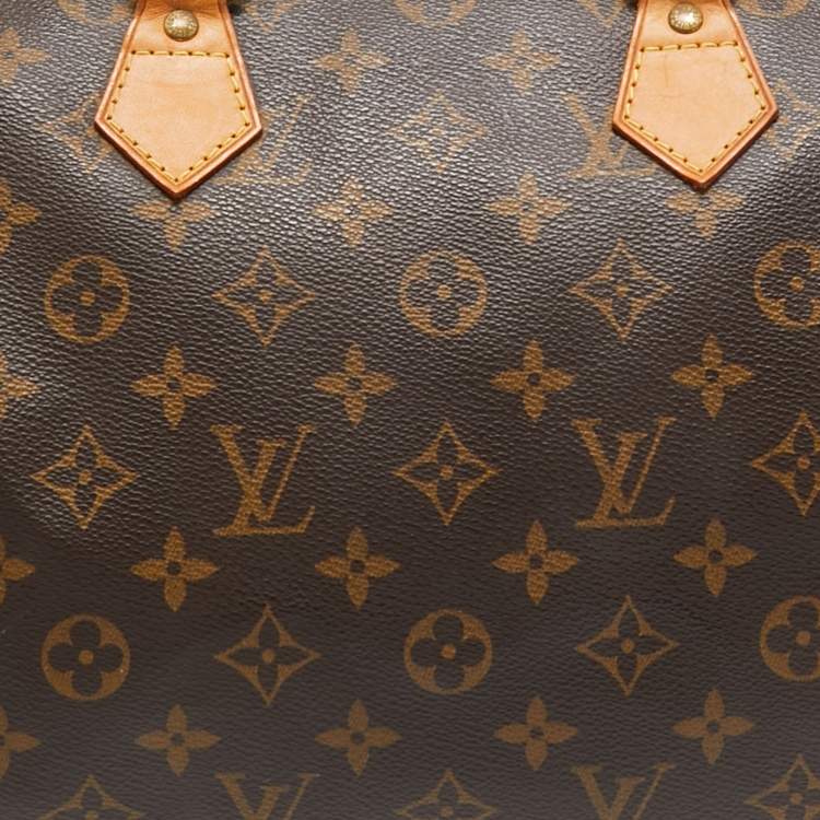 Pre Owned Louis Vuitton Monogram Canvas Speedy 30 Bag