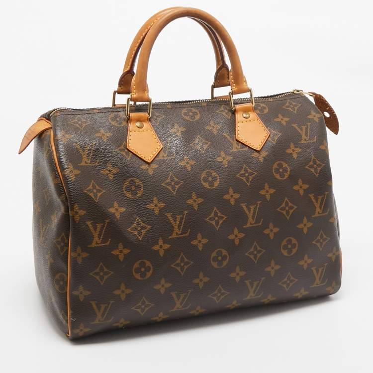Pre Owned Louis Vuitton Monogram Canvas Speedy 30 Bag