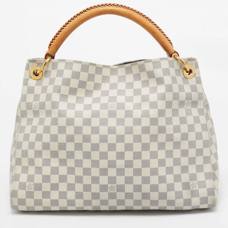 Pre Owned Louis Vuitton Damier Azur Canvas Artsy MM Bag