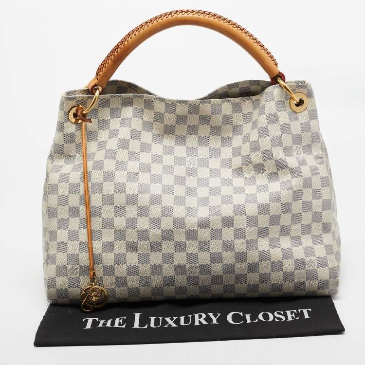 Pre Owned Louis Vuitton Damier Azur Canvas Artsy MM Bag