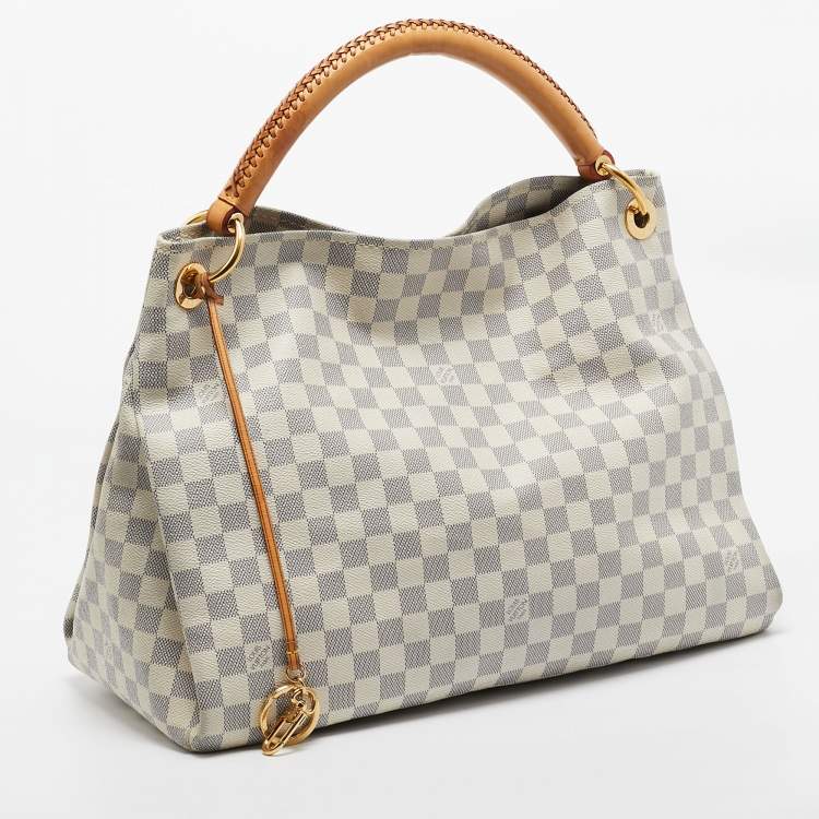 Pre Owned Louis Vuitton Damier Azur Canvas Artsy MM Bag
