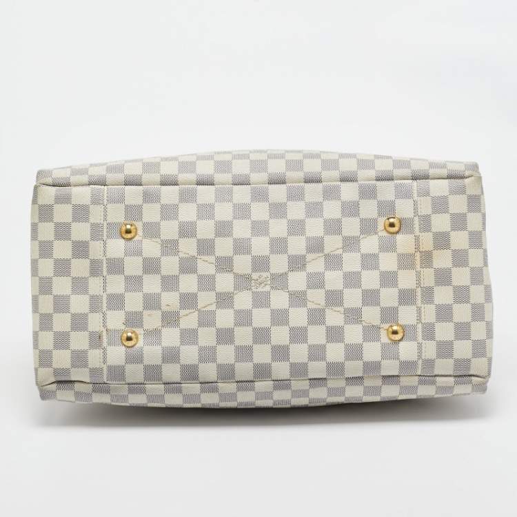 Pre Owned Louis Vuitton Damier Azur Canvas Artsy MM Bag