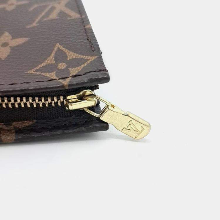 Pre Owned Louis Vuitton Brown Monogram Pochette Toilet 19 Pouch