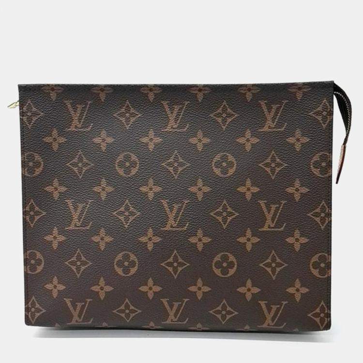 مملوكة مسبقًا Louis Vuitton Brown Monogram Canvas Toilette Pouch