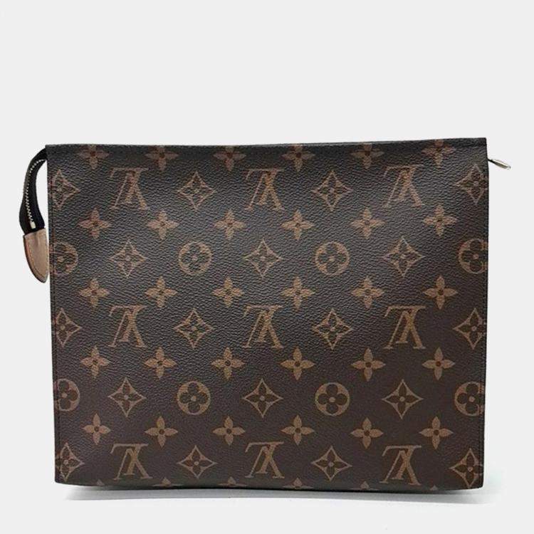 مملوكة مسبقًا Louis Vuitton Brown Monogram Canvas Toilette Pouch