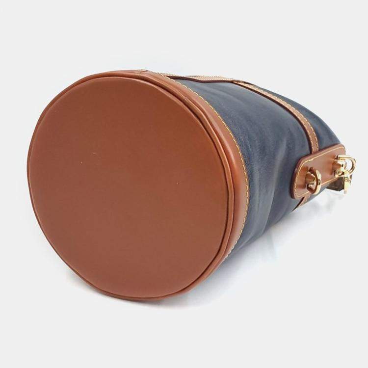 Pre Owned Louis Vuitton Blue/Brown Reverse Monogram Duffle Bag