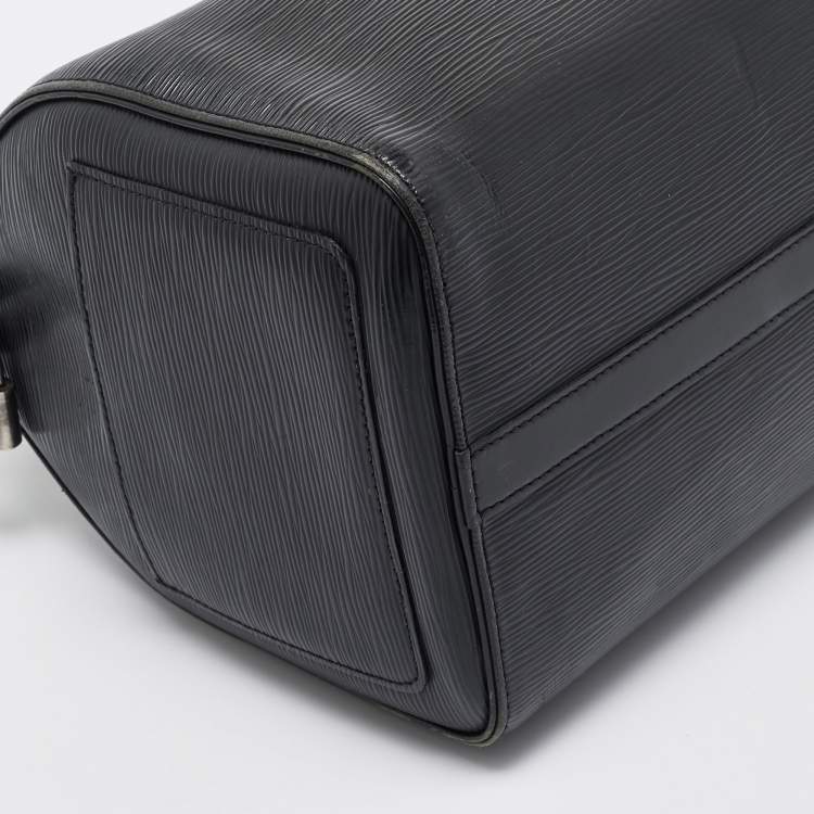 Pre Owned Louis Vuitton Black Epi Leather Speedy 30 Bag