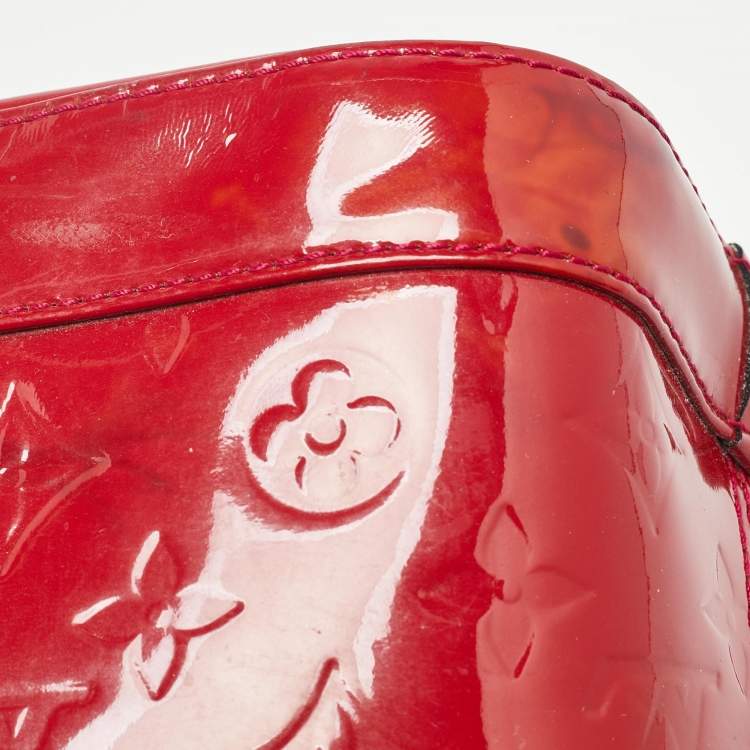 Pre Owned Louis Vuitton Indian Rose Monogram Vernis Alma PM Bag