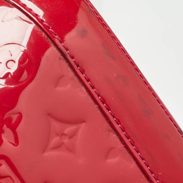 Pre Owned Louis Vuitton Indian Rose Monogram Vernis Alma PM Bag