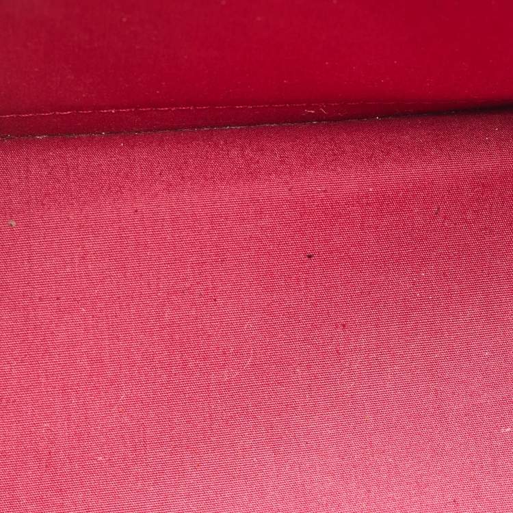 Pre Owned Louis Vuitton Indian Rose Monogram Vernis Alma PM Bag